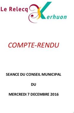 COMPTE-RENDU SEANCE DU CONSEIL MUNICIPAL DU MERCREDI 7 DECEMBRE 2016 - Le Relecq-Kerhuon
