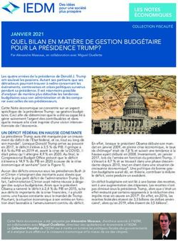 QUEL BILAN EN MATIÈRE DE GESTION BUDGÉTAIRE POUR LA PRÉSIDENCE TRUMP?