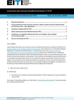 Circulaire du Conseil d'administration n 270 Secrétariat international de l'ITIE - Extractive Industries ...