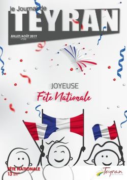 FÊTE NATIONALE - JUILLET/AOÛT 2019 - Ville de Teyran