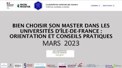MARS 2023 BIEN CHOISIR SON MASTER DANS LES - UNIVERSIT&Eacute;S D'&Icirc;LE-DE-FRANCE : ORIENTATION ET CONSEILS PRATIQUES - Universit&eacute; Paris Nanterre