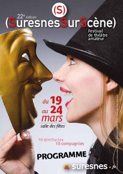 Mars du 19 au 24 PROGRAMME - APEA Suresnes