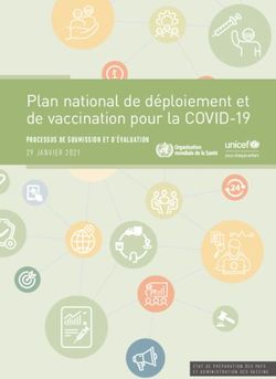 Plan national de déploiement et de vaccination pour la COVID-19 - PROCESSUS DE SOUMISSION ET D'ÉVALUATION 29 JANVIER 2021