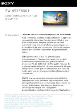 FW-49XE8001 BRAVIA 49" Ecran professionnel 4K HDR - pro.sony