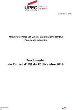 Proc&egrave;s-verbal du Conseil d'UFR du 12 d&eacute;cembre 2019 - Universit&eacute; Paris-Est Cr&eacute;teil Val de Marne (UPEC) Facult&eacute; de m&eacute;decine - Sant&eacute;