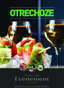 Évènement Pour un mémorable - OTRECHOZE Traiteur