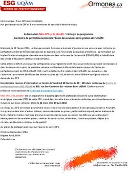 Du Centre de perfectionnement de l'École des sciences de la gestion de l'UQÀM