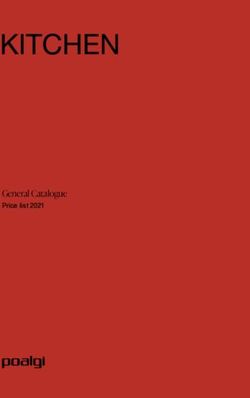 General Catalogue Price list 2021 - Poalgi