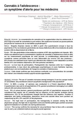 Cannabis &agrave; l'adolescence : un sympt&ocirc;me d'alerte pour les m&eacute;decins