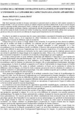 LE R&Ocirc;LE DE LA M&Eacute;THODE CONTRASTIVE DANS LA FORMATION SCIENTIFIQUE &Agrave; L'UNIVERSIT&Eacute;: LA CAT&Eacute;GORIE DE L'ASPECT DANS LES LANGUES APPARENT&Eacute;ES