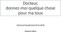Docteur, donnez-moi quelque chose pour ma toux - Séminaire Quadrimed 25.01.2018 Damien Keller
