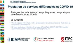 Prestation de services diff&eacute;renci&eacute;s et COVID-19 - cquin