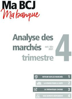 4trimestre 2021 RETOUR SUR LES MARCH&Eacute;S LA VISION POUR LA SUITE LA TH&Eacute;MATIQUE CHOISIE - Banque Cantonale du Jura