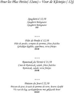 Pour les Plus Petits(-12ans) - Voor de Kleintjes (-12j)