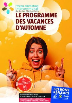 LE PROGRAMME DES VACANCES D'AUTOMNE - rai ccrm