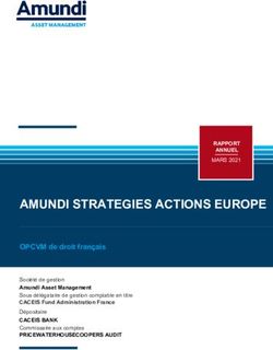 AMUNDI STRATEGIES ACTIONS EUROPE - OPCVM de droit français