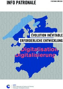 Digitalisation Digitalisierung - ÉVOLUTION INÉVITABLE ERFORDERLICHE ENTWICKLUNG - UPCF