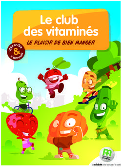 Le club des vitamin&eacute;s - Le plaisir de bien manger s'am user