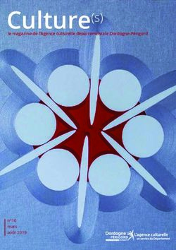 Culture(s) le magazine de l'Agence culturelle départementale Dordogne-Périgord - n 10 mars août 2019