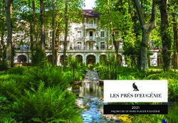 LES PR&Eacute;S D'EUG&Eacute;NIE 2021 - fa&ccedil;ons de se faire plaisir &agrave; eug&eacute;nie - Les Pr&eacute;s d'Eug&eacute;nie