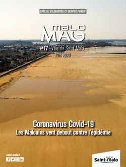 Coronavirus Covid-19 Les Malouins vent debout contre l'épidémie - SPÉCIAL SOLIDARITÉS ET SERVICE PUBLIC - Ville de Saint-Malo