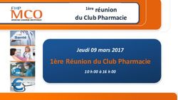 1ère Réunion du Club Pharmacie - du Club Pharmacie CONFERENCE DE PRESSE