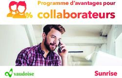 Collaborateurs Programme d'avantages pour - Sunrise