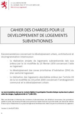 CAHIER DES CHARGES POUR LE DEVELOPPEMENT DE LOGEMENTS SUBVENTIONNES - Logement.lu