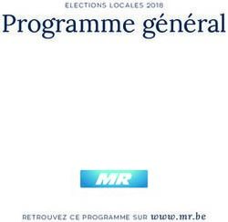 Programme général - RETROUVEZ CE PROGRAMME SUR www.mr.be