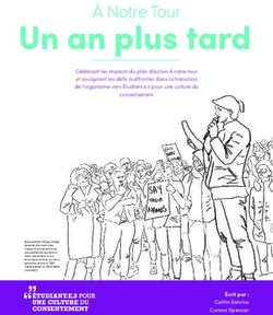 Un an plus tard - Students for Consent Culture