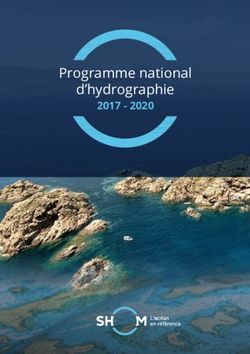 Programme national d'hydrographie 2017 - 2020 - Shom