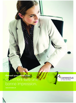 Comment faire une bonne impression - Conseil pour l'entretien