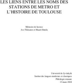 LES LIENS ENTRE LES NOMS DES STATIONS DE METRO ET L'HISTOIRE DE TOULOUSE - Mémoire de licence Ave Tikkanen et Maarit Ilmola Université de ...