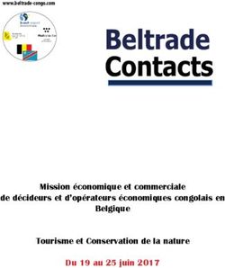 Beltrade Contacts - Mission &eacute;conomique et commerciale de d&eacute;cideurs et d'op&eacute;rateurs &eacute;conomiques congolais en Belgique Tourisme et Conservation de ...