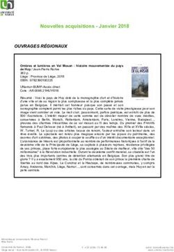 Nouvelles acquisitions - Janvier 2018 - Universit&eacute; de Namur