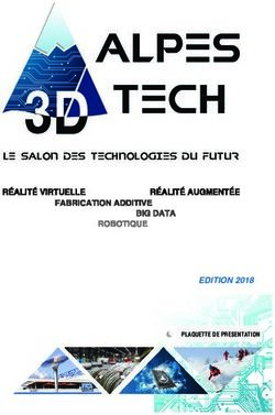EDITION 2018 - LE SALON DES TECHNOLOGIES DU FUTUR - Halle Olympique Albertville