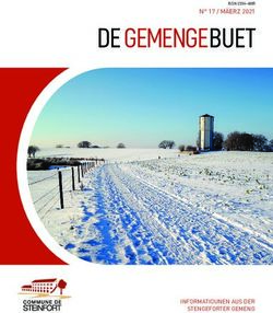 DE GEMENGE BUET N 17 / MÄERZ 2021 - INFORMATIOUNEN AUS DER STENGEFORTER GEMENG - Administration Communale de Steinfort
