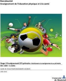 Baccalaur&eacute;at Enseignement de l'&eacute;ducation physique et &agrave; la sant&eacute; - Stage 2 Enseignement EPS primaire-Assistanat et enseignement au primaire EDU ...