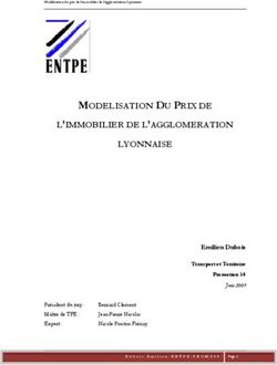 MODELISATION DU PRIX DE L'IMMOBILIER DE L'AGGLOMERATION LYONNAISE