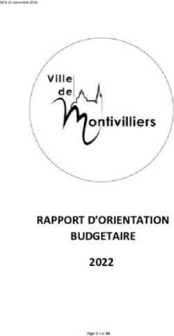 RAPPORT D'ORIENTATION BUDGETAIRE 2022 - Montivilliers
