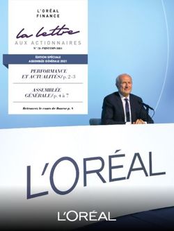PERFORMANCE ET ACTUALIT&Eacute;S / p. 78 - PRINTEMPS 2021 - L'Or&eacute;al Finance