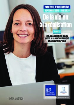 De la vision à la réalisation - IFET.fr