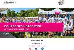 COURSE DES HÉROS 2020 - LE CHALLENGE ENTREPRISES 01 85 09 76 86 - Association CAMELEON