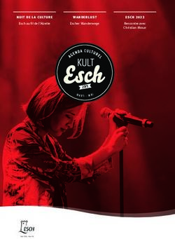 NUIT DE LA CULTURE - Esch Administration