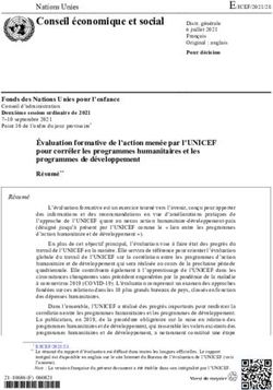Conseil économique et social - Nations Unies - UNICEF