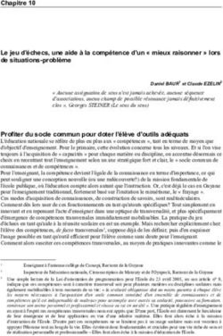 Le jeu d'échecs, une aide à la compétence d'un " mieux raisonner " lors de situations-problème - Cavaliers ...