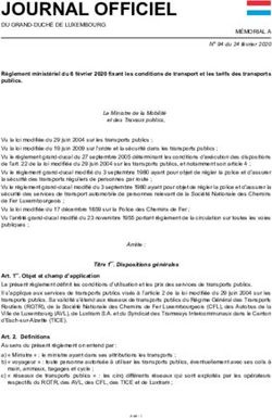 JOURNAL OFFICIEL - Mobiliteit