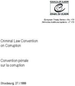 Criminal Law Convention on Corruption Convention pénale sur la corruption - Strasbourg, 27.I.1999