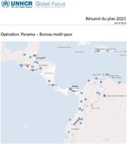 R&eacute;sum&eacute; du plan 2021 28/3/2021 - Op&eacute;raon: Panama - Bureau mul-pays - UNHCR Global Focus