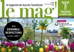 ENSEMBLE, RESPECTONS - le magazine de tous les Tassilunois - notre ville ! - Mairie de Tassin la ...